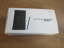 **NO CONSOLE** Nintendo DSi Black Handheld Console System Box & Manual
