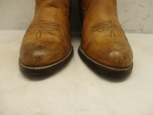 Vintage Dingo Womens Brown Leather Cowboy Boots Sz 6 M Style 7492 - Picture 4 of 20