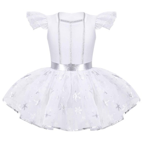 Kids Girls Liturgical Praise Dance Dress Sleeveless Flowy Tulle Dress Lyrical - Picture 43 of 49