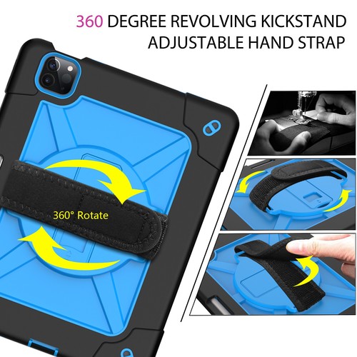 For iPad 9th 8th 7th 6th 5th Mini 1 2 3 Shockproof Rugged Heavy Duty Case Cover - Picture 34 of 38