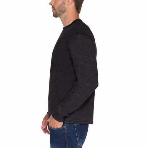 NEW Men's BC Clothing Thermal Waffle Knit Long Sleeve Sweater Plush Lined Crew - Picture 22 of 28