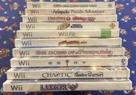 Lot Of 10 NES Nintendo Wii Games Complete CIB Manuals All Tested Neopets Puzzle