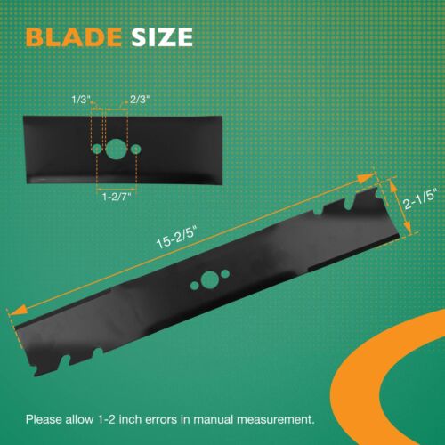 2Pack 120-9500-03 Lawn Mower Mulching Blades For 30" Toro 116-6358-03 116-6358-S - Picture 2 of 8