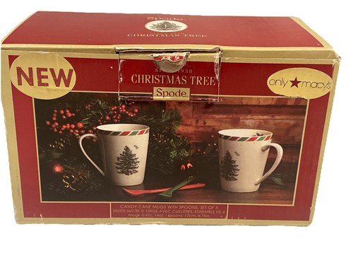 Spode Christmas Tree Mug Set New - Picture 5 of 8