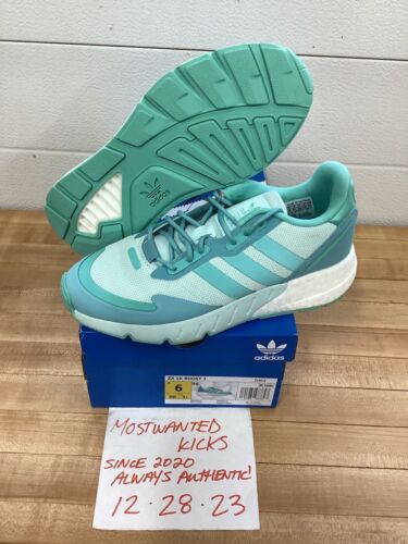 DS 2021 Adidas ZX 1K Boost J Might Green Mint Men’s Sz 6/ Women’s Sz 7.5