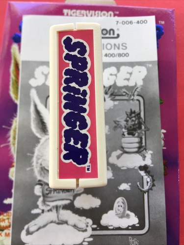 Springer (Atari 400/800/XL/XE, 1983, TigerVision) getestete Spielkassette, CIB! - Bild 12 von 20