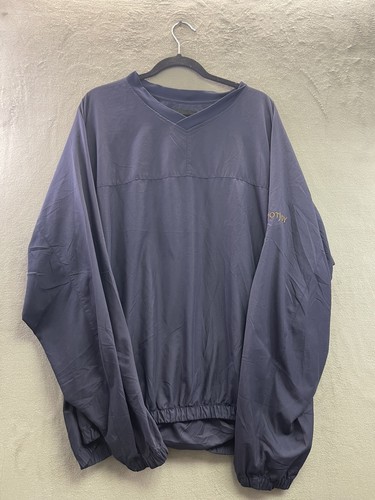 Footjoy Sweater Mens Extra Large Navy Wool Casual Comfort Outdoors Golf Pullover - Picture 1 of 5