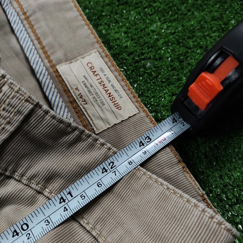 Camel Active Hudson Hose Herren 35x34 beige gerades Bein Freizeit Reißverschluss Fly Erwachsene - Bild 12 von 13