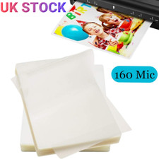 600 Sheets A4 Laminating Pouches Gloss Laminator Laminate Sleeves 160 Micron UK
