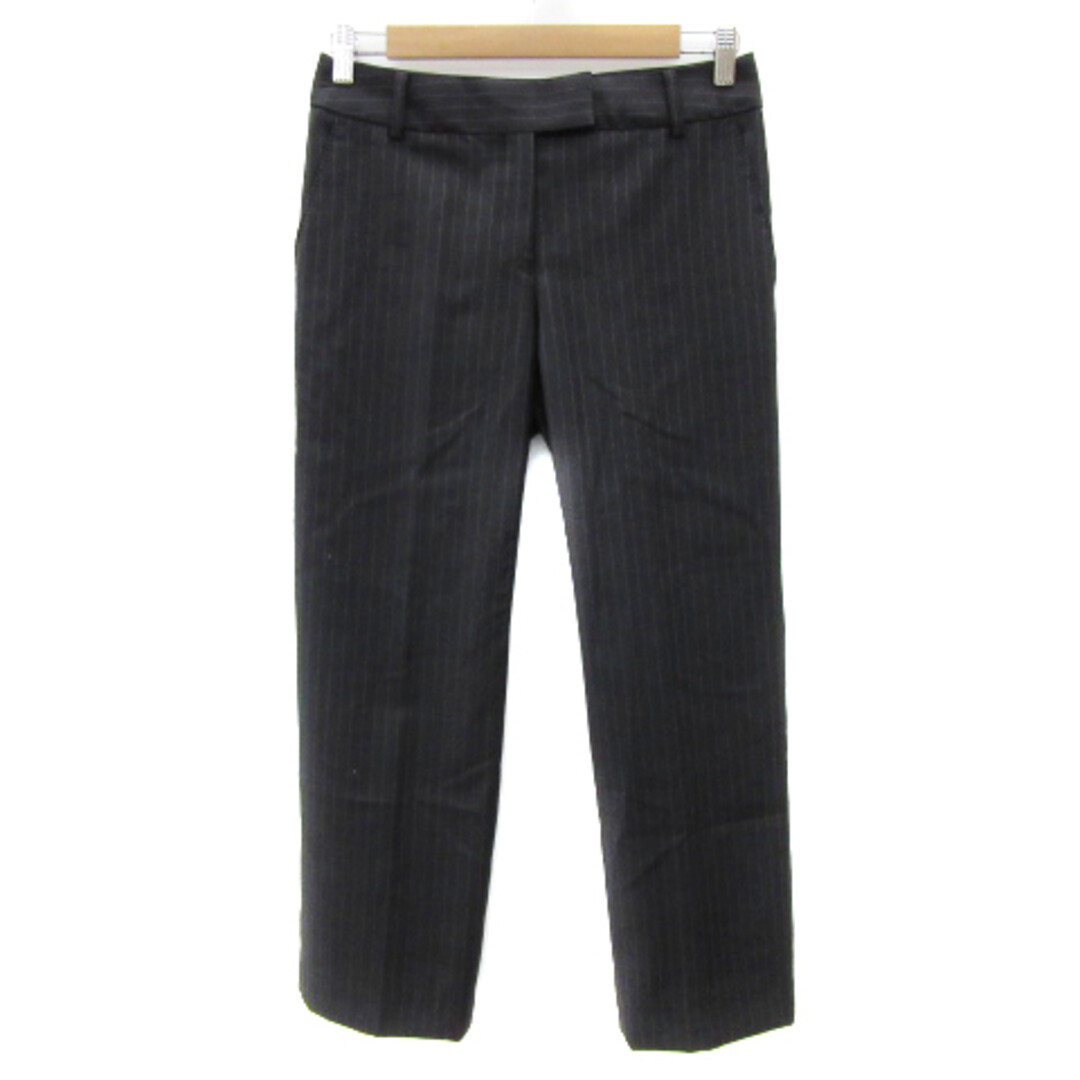パンツ cropped wool stripe slacks 90s Old England slacks pants cropped three-quarter length