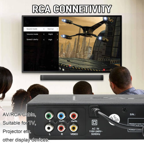 DVD Player CD/VCD/SVCD Player with USB AV Port TV Player with Remote Control - Picture 3 of 12