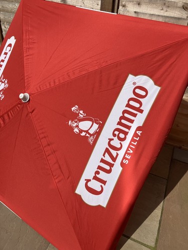 CRUZCAMPO PARASOL (Beer / Pub / Garden Umbrella) - BRAND NEW - Picture 2 of 12