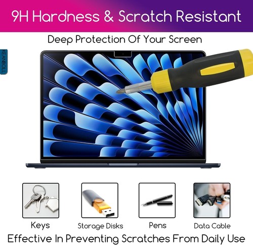 2 Stück für MacBook Pro 14 Zoll M4 M3 M2 Chip Hartglas Displayschutzfolie Schutz - Bild 5 von 6