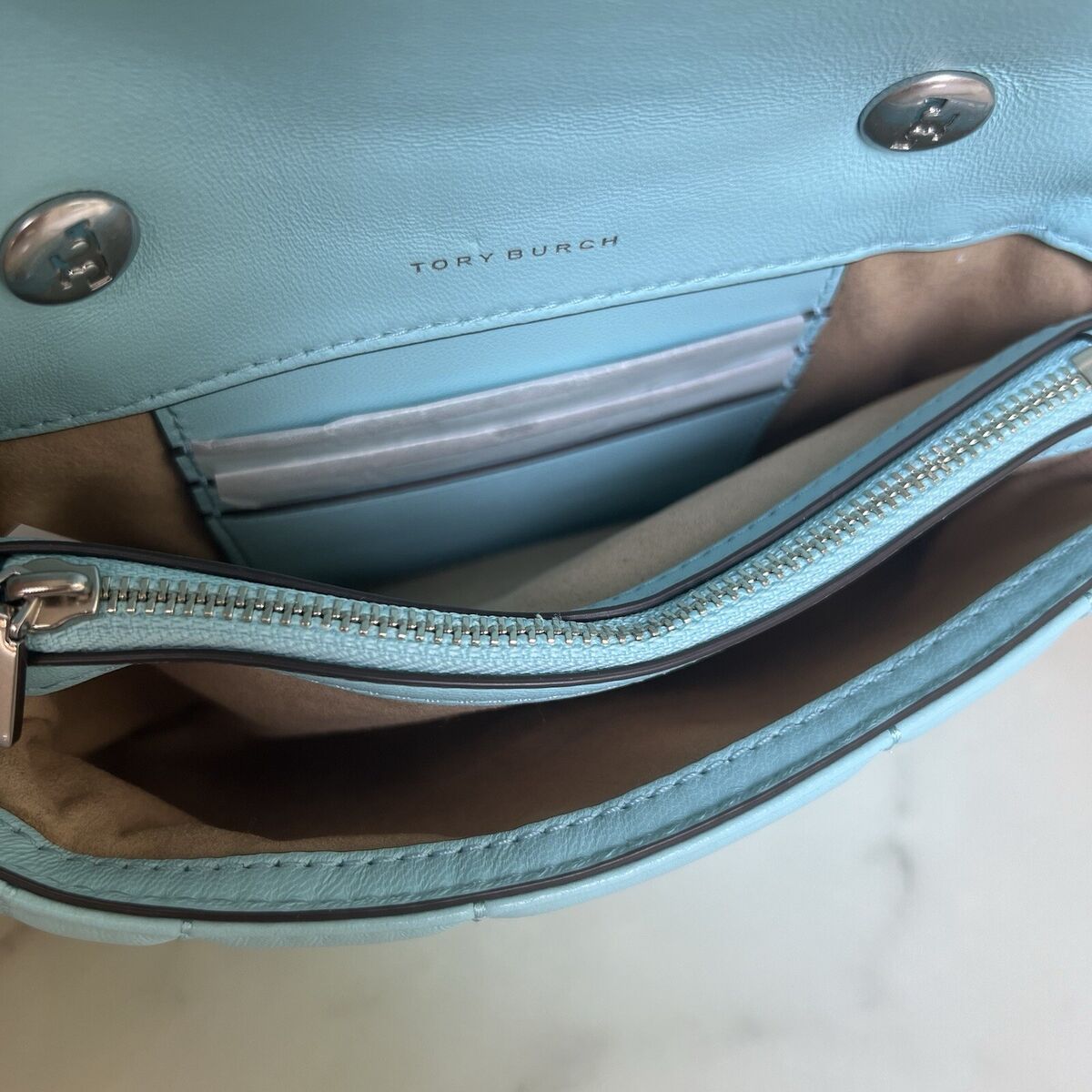NWT Tory Burch Mini Kira Top-Handle Crossbody Bag Light NWT Tory Burch Mini Kira Top-Handle Crossbody Bag Light