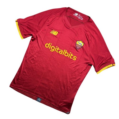 AS Roma 2021/2022 Maglia Calcio Casa - Foto 3 di 5