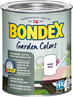 Bondex garden colors kreide weiß 0,75l Innen & Außen kreideweiß