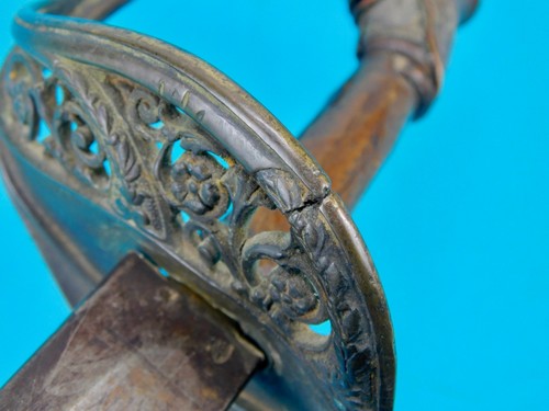 Antique US Civil War French Import Foot Officer's Engraved Sword - Picture 17 of 24