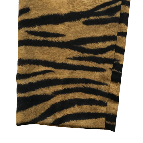 NEW ETRO Bristol Tiger Print Trousers Pants Womens 42 8 Brown Black Straight Leg - Picture 11 of 13
