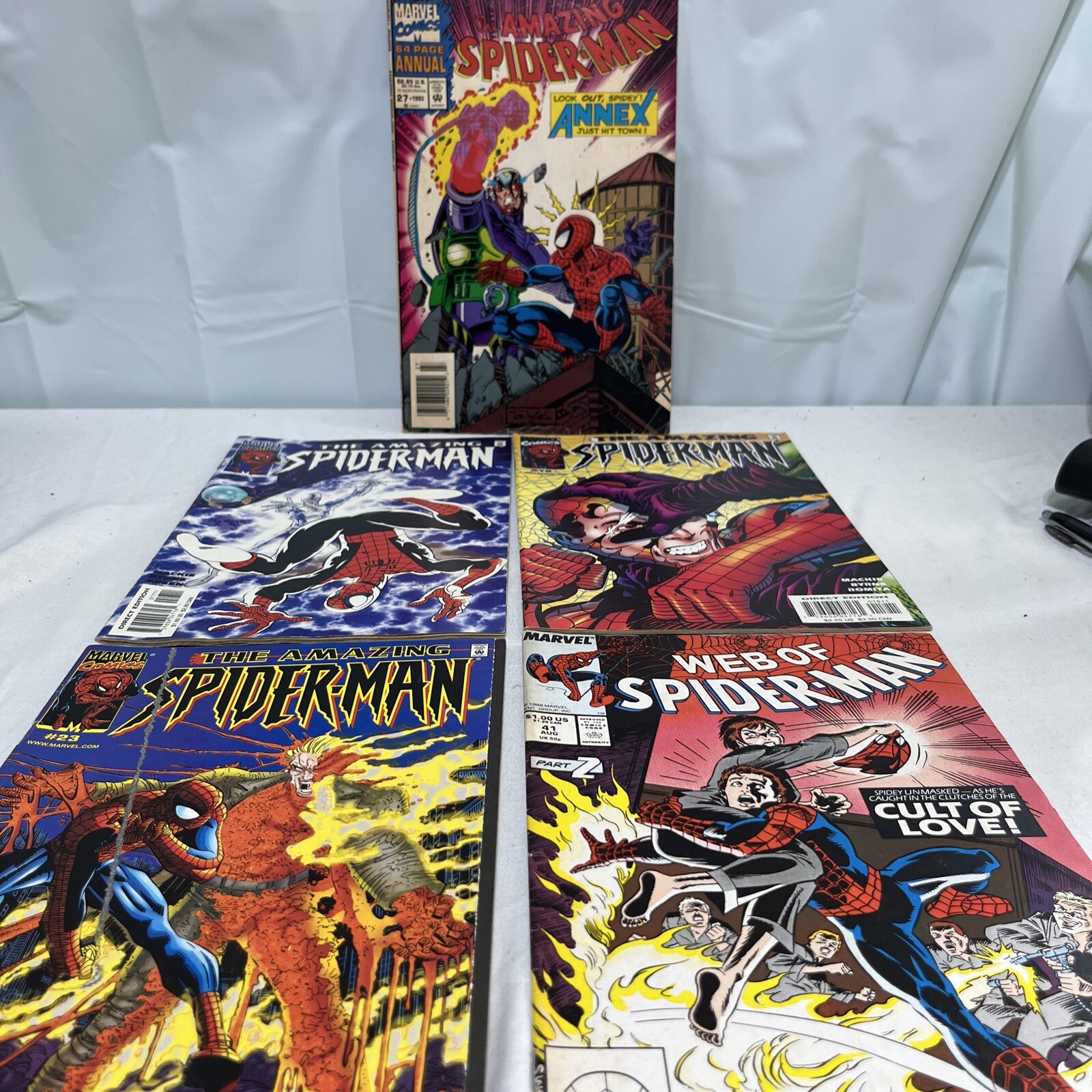 Marvel Random Spider-Man Comic Lot 1988-2000 Comic Books