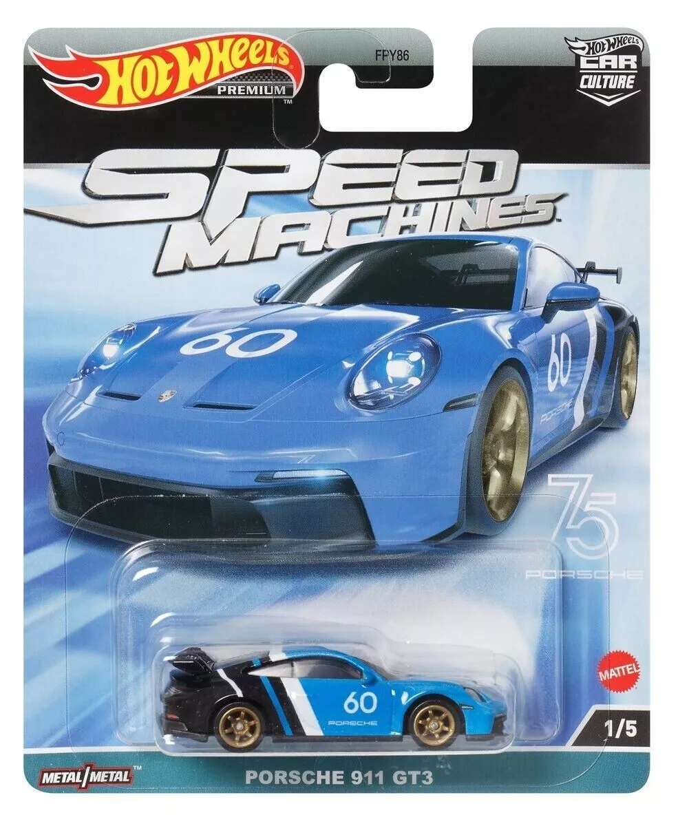 Hot Wheels Porsche 911 992 GT3 Speed Machines FPY86-A 1/64