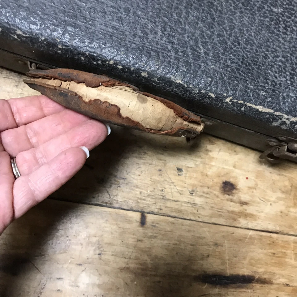 Clarinete Madera Vintage Harry Pedler Co Elkhart EN Estuche Original Accesorios Banda Foto 3 de 4