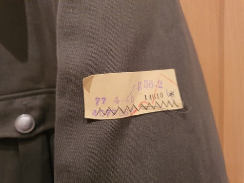 NVA MfS Uniformjacke Wachregiment Feliks Dzierzynski Mannschaften Ärmelpatten - Picture 5 of 6