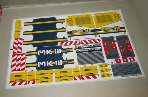 Nuovi fogli adesivi originali inutilizzati dal tema Lego Technic LEGGERE DESCRIZIONE - Foto 7 di 35