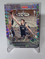 2019-20 NBA Hoops Premium Stock Luka Samanic RC Silver Mojo Prizm #216 Spurs