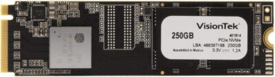 VisionTek PRO XMN 250 GB Solid State Drive - M.2 Internal - PCI Express NVMe (PC