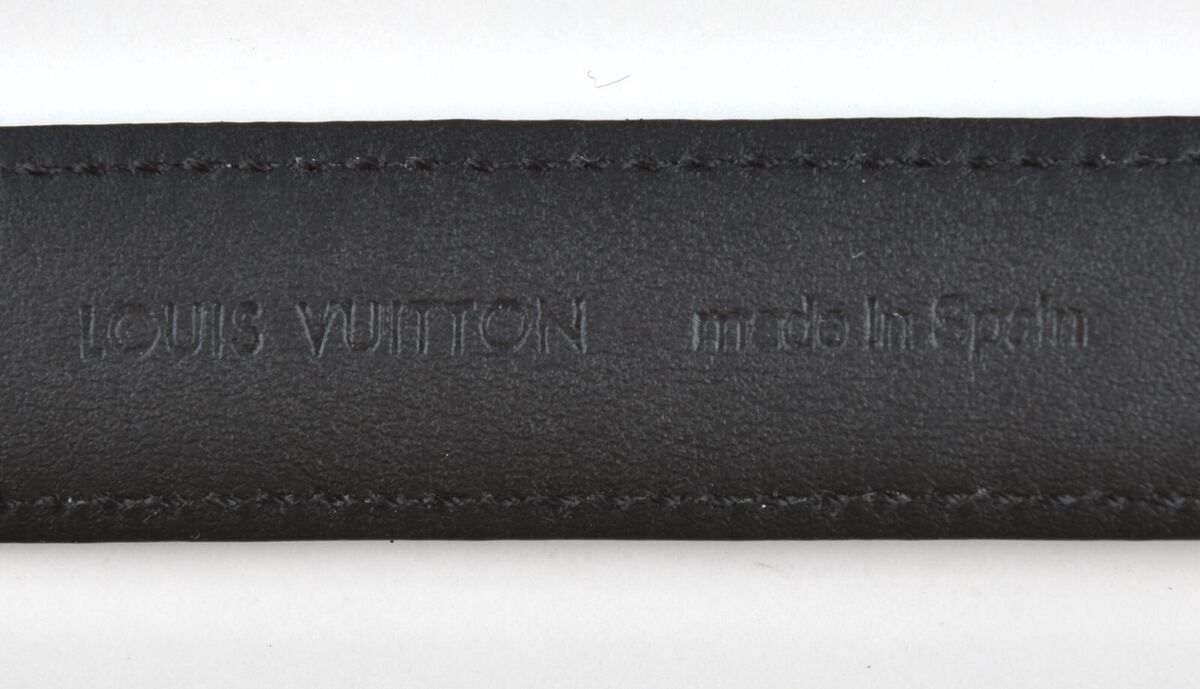 Louis Vuitton M6456E LV Slim Bracelet , Grey, 19