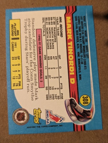1991 Topps Excellent Condition - Pick Your Cards - Picture 470 of 500