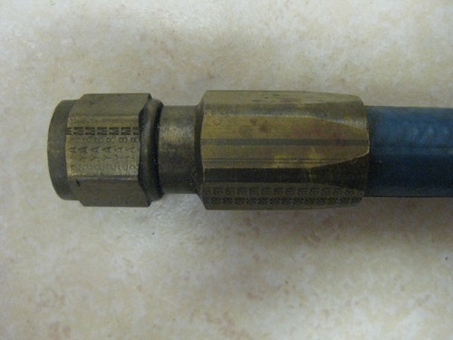 PARKER HYDRAULIKSCHLAUCH MIT ARMATUREN (221FR-8 SCHLAUCH) 20622-8-8B VERSCHRAUBUNG 19-3/4" - Bild 3 von 3