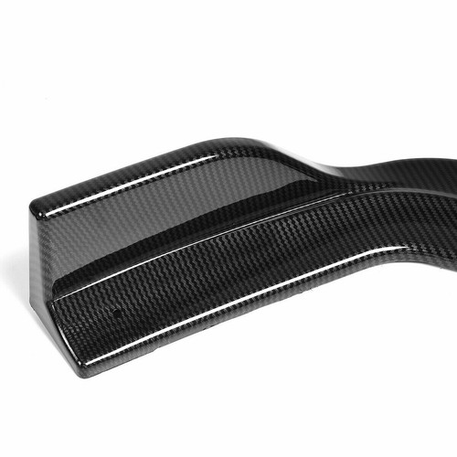 For Infiniti Q50 Sport 18-21 Carbon Fiber Look Front Bumper Lip Spoiler Splitter - Picture 3 of 8