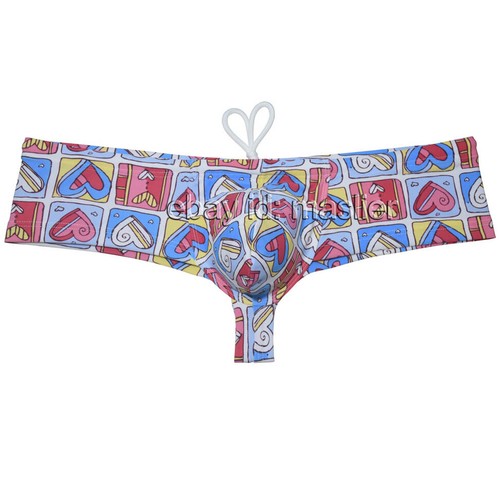 Men's Swimwear Skimpy Briefs Pouch Cheeky Trunks Brazilian Surf Board Underwear - Picture 27 of 29