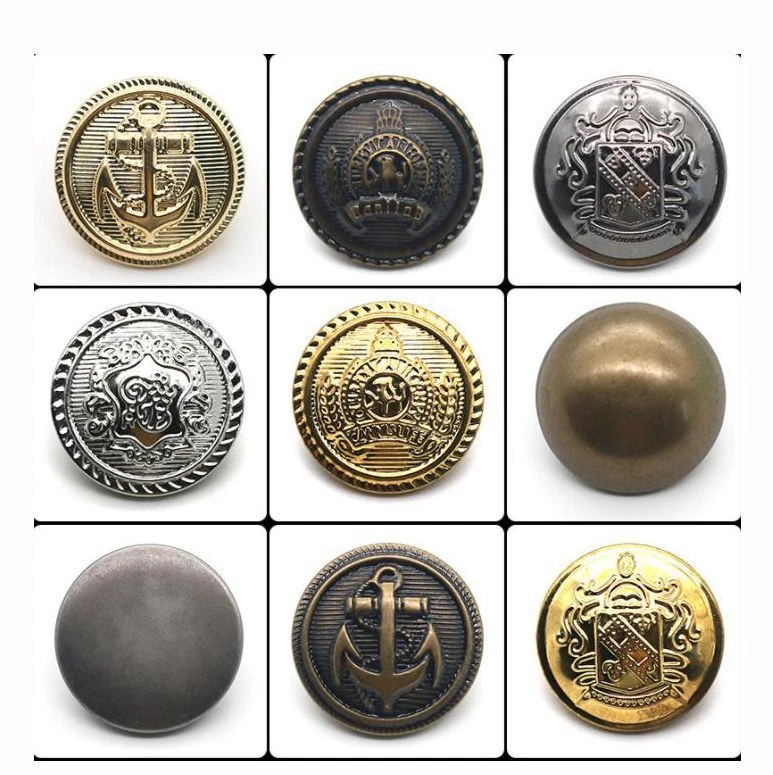 Silver Metal Shank Button Sewing Buttons for sale