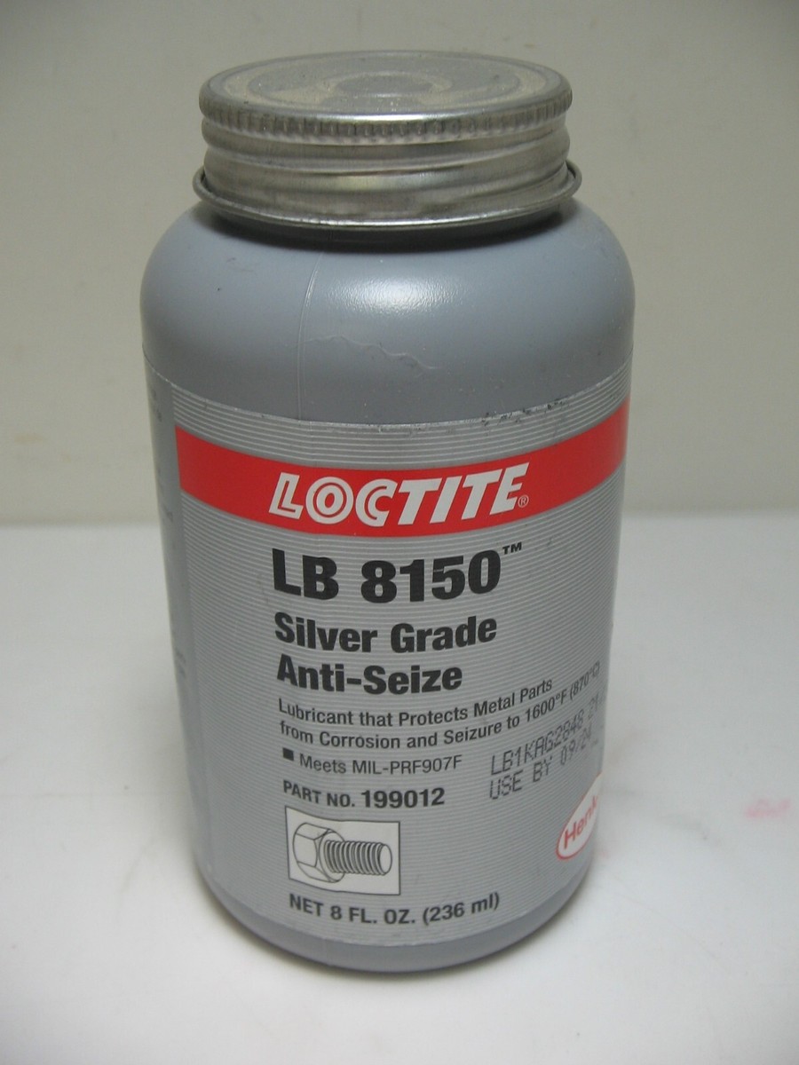 NEW Loctite LB 8150 Silver Grade Anti-Seize #199012 8 fl oz