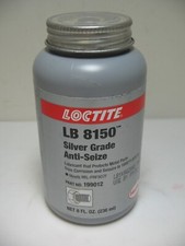 NEW Loctite LB 8150 Silver Grade Anti-Seize 199012 8 fl oz MEETS MIL-PRF-907H