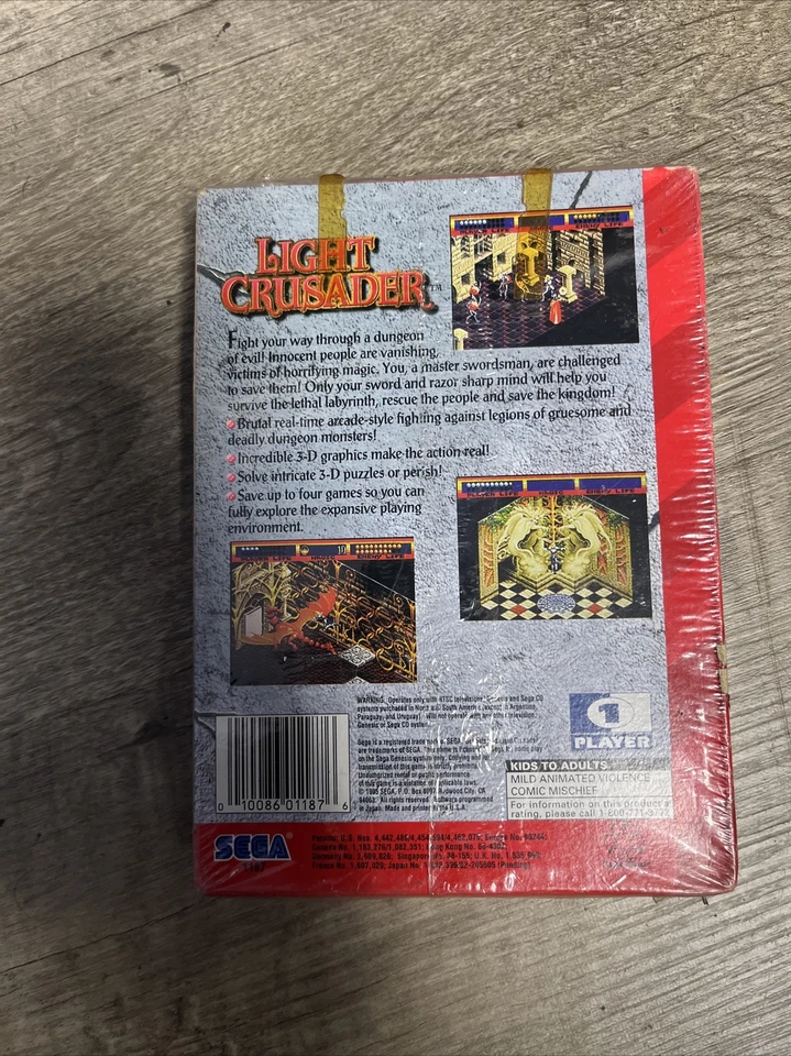 Light Crusader (Sega Genesis, 1995) Brand New - Image 4 of 4