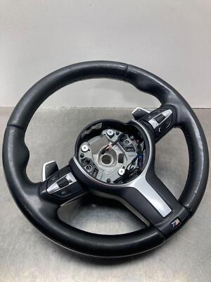 2014 Bmw 650i OEM Steering Wheel Black Heated 32337846021 2014