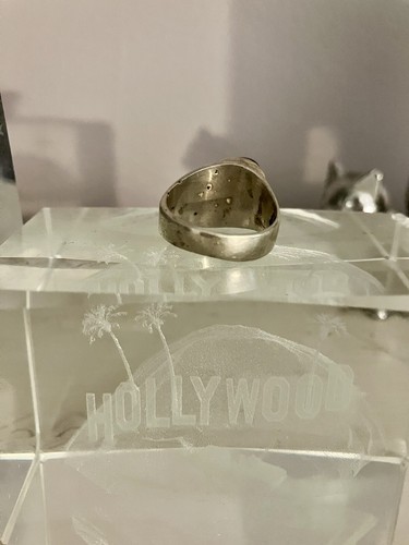 Vintage Sterling Silver Amethyst Ring - Picture 6 of 12