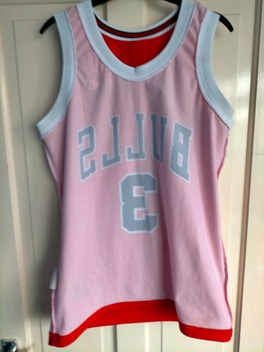 CHAMPION NBA BULLS CHANDLER 3 RED BLACK WHITE SIZE SMALL JERSEY - Picture 21 of 21