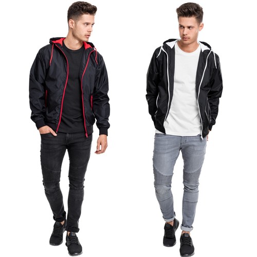 Urban Classics Contrast Windrunner Jacket Windbreaker Transition Streetwear Men