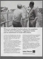 United Telecom / United Telecommunications 1973  Vintage Print Advertisement