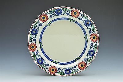 s Rhodes by Wedgwood Red Blue Floral Salad Plate s Rhodes by Wedgwood Red Blue Floral Salad Plate