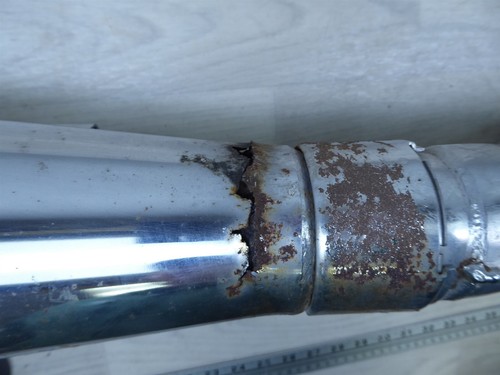 1975 Honda CB750F Super Sport H13248. OEM exhaust headers muffler tail pipe #1 - Picture 8 of 18