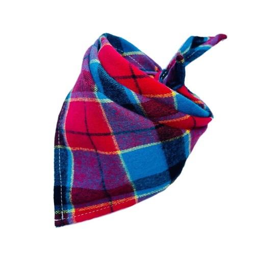 Tartan Dog Bandana over on Neckerchief Gift UK Cat, Rabbit, Pet Neck Scarf NEW - Picture 35 of 75