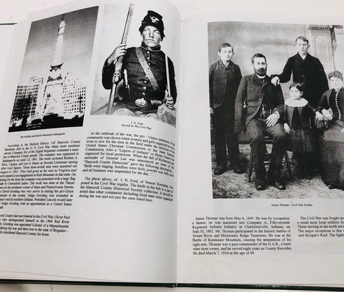 Hancock County Greenfield Indiana Military Commemorative Book HC 1999 Larry Fox - Picture 5 of 9