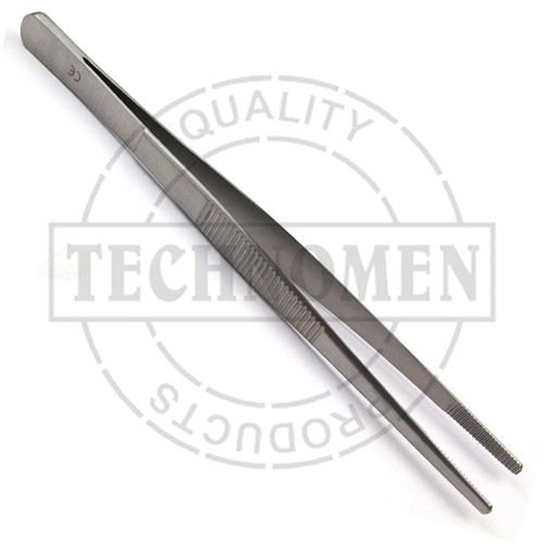 14 cm DRESSING SERRATED NON TOOTHED SURGERY DENTAL VETERINARY FORCEPS TWEEZERS - Picture 2 of 5