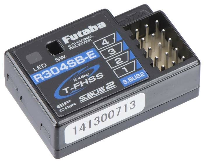 Futaba R304sbe 4-Channel 2.4ghz Fhss Telemetry Receiver FUT01102180-3 Futaba R304sbe 4-Channel 2.4ghz Fhss Telemetry Receiver FUT01102180-3 Senza tasse