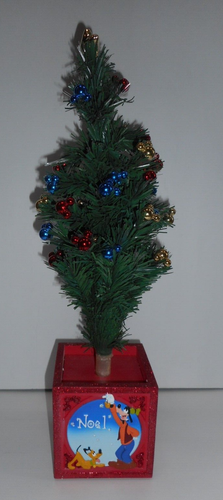 Disney FIBER OPTIC TREE Holiday Christmas Ornament Red Gold Mickey & Minnie New - Picture 4 of 12